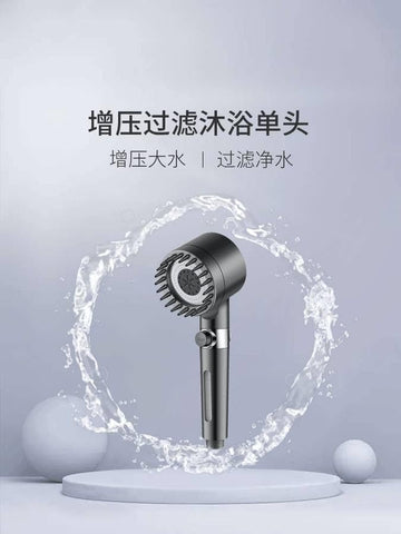 Shower Head Adjustable Headphone Shape Multifunctional - Random Color Send