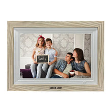 Digital Picture Frame Touch Screen Display 10.1 Inch - Wooden