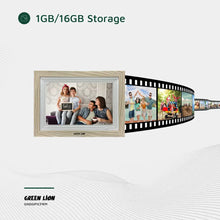 Digital Picture Frame Touch Screen Display 10.1 Inch - Wooden