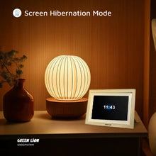 Digital Picture Frame Touch Screen Display 10.1 Inch - Wooden