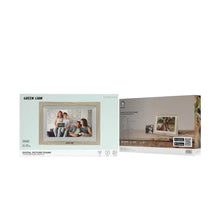 Digital Picture Frame Touch Screen Display 10.1 Inch - Wooden