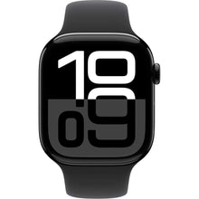 Apple Watch Series 10 GPS 46mm – Jet Black Aluminium Case with Black Sport Band (M/L)