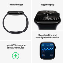Apple Watch Series 10 GPS 46mm – Jet Black Aluminium Case with Black Sport Band (M/L)