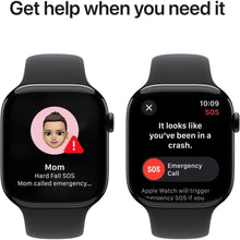 Apple Watch Series 10 GPS 46mm – Jet Black Aluminium Case with Black Sport Band (M/L)