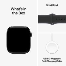 Apple Watch Series 10 GPS 46mm – Jet Black Aluminium Case with Black Sport Band (M/L)